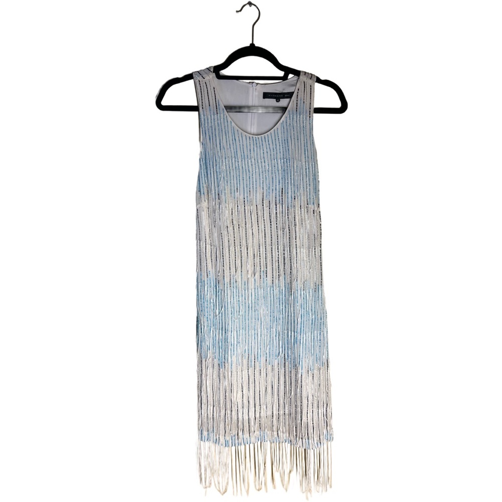 BARBARA BUI beautiful silk dress with fringes